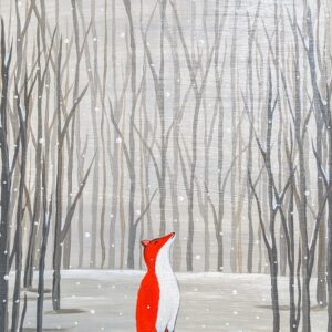 Canvas Painting - Fox in the Forest