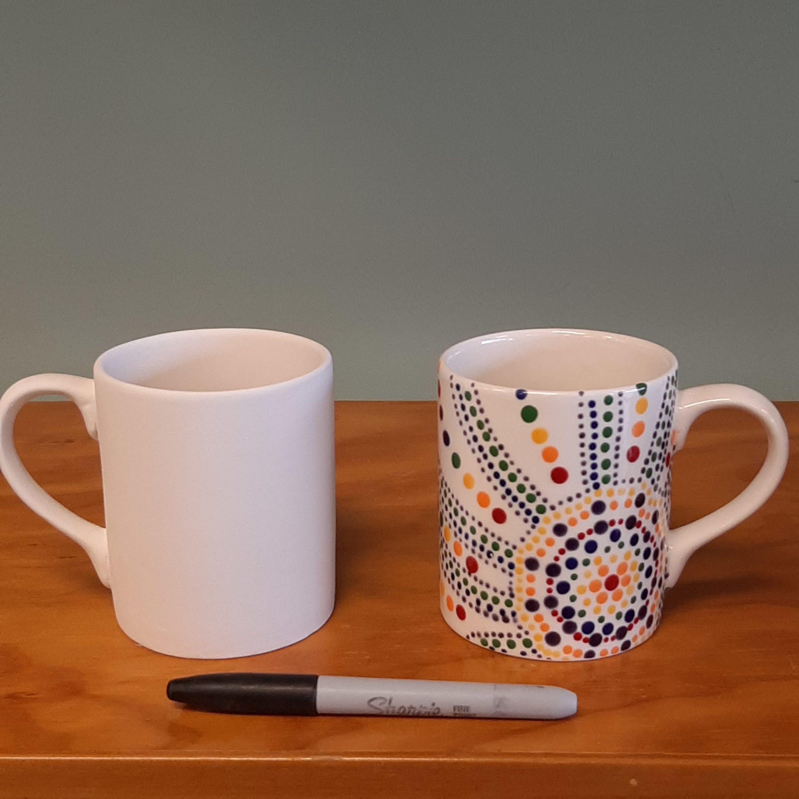 Colorations® Decorate Your Own Ceramic Mugs - Set of 12