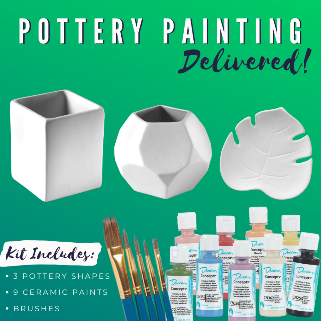 Garden Bisque Pottery Painting Kit Your Creation Station