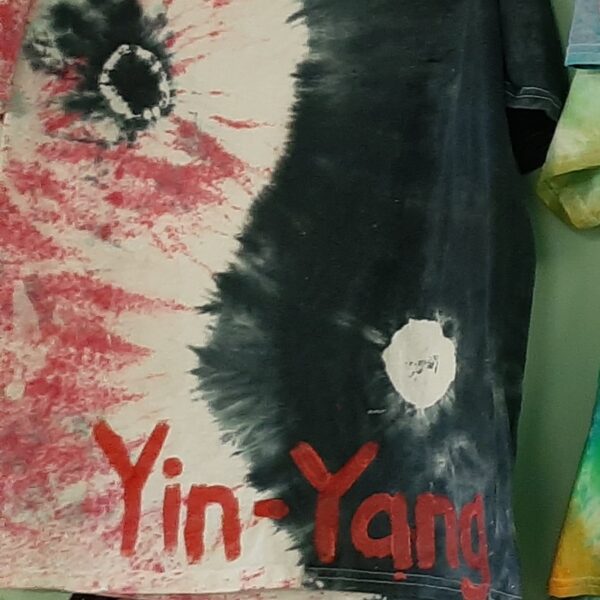 Yin-Yang Tie Dye Design