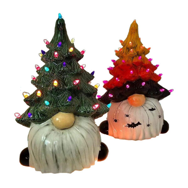 Gnome with Tree Hat and Lights | Limited Supply - Pre-Order Only