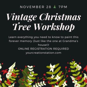 Vintage Christmas Tree Workshop