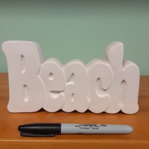 Beach Word Plaque