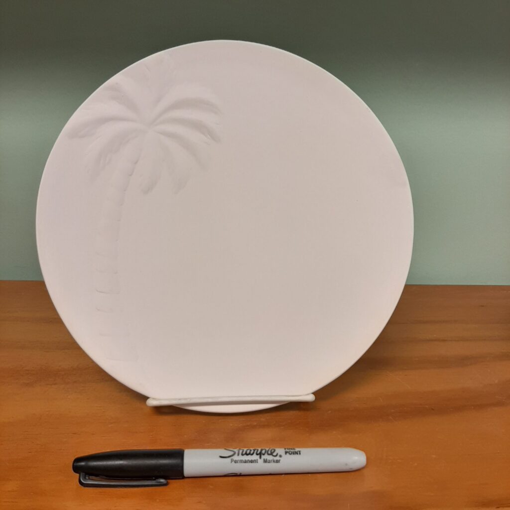 Palm Tree Plate Your Creation Station