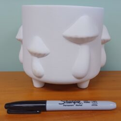 Footed Mushroom Planter