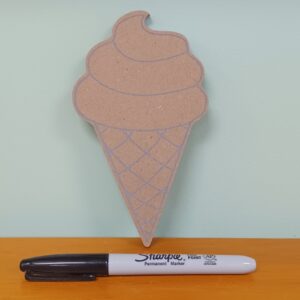 Ice Cream Cone Plaque