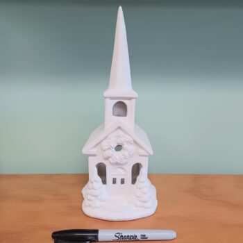 Holiday Village Church Lantern