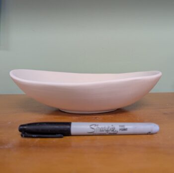 Large Organic Oval Plate