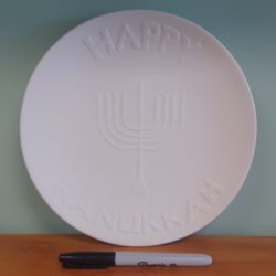 Happy Hanukkah Plate