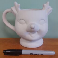 Vintage Reindeer Mug
