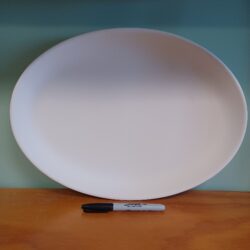 Large Coupe Oval Platter