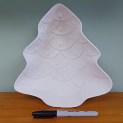 Vintage Christmas Tree Bowl