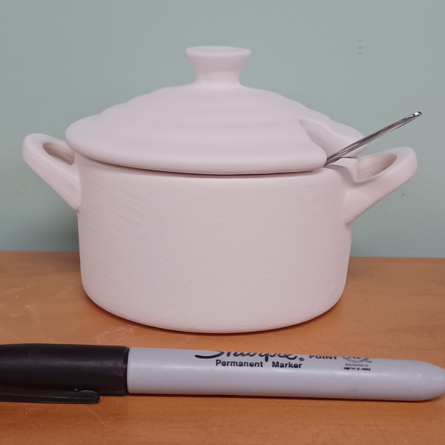 Sea Salt Pot With Spoon