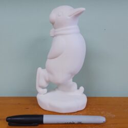 Skating Penguin Figurine
