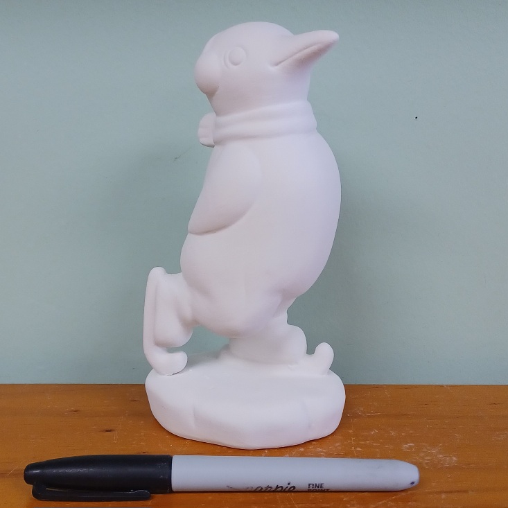 Skating Penguin Figurine